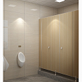 modern toilet office building public toilet toilet partition 3d model