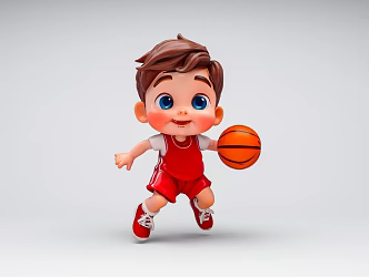 Cartoon Boy Little Boy Blind Box Figure Asian Boy Cartoon Character Game Character Anime Character Basketball Boy Sports Boy 3d model