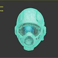 Sci-Fi Helmet Alien Helmet High Tech Helmet Game Helmet 3d model