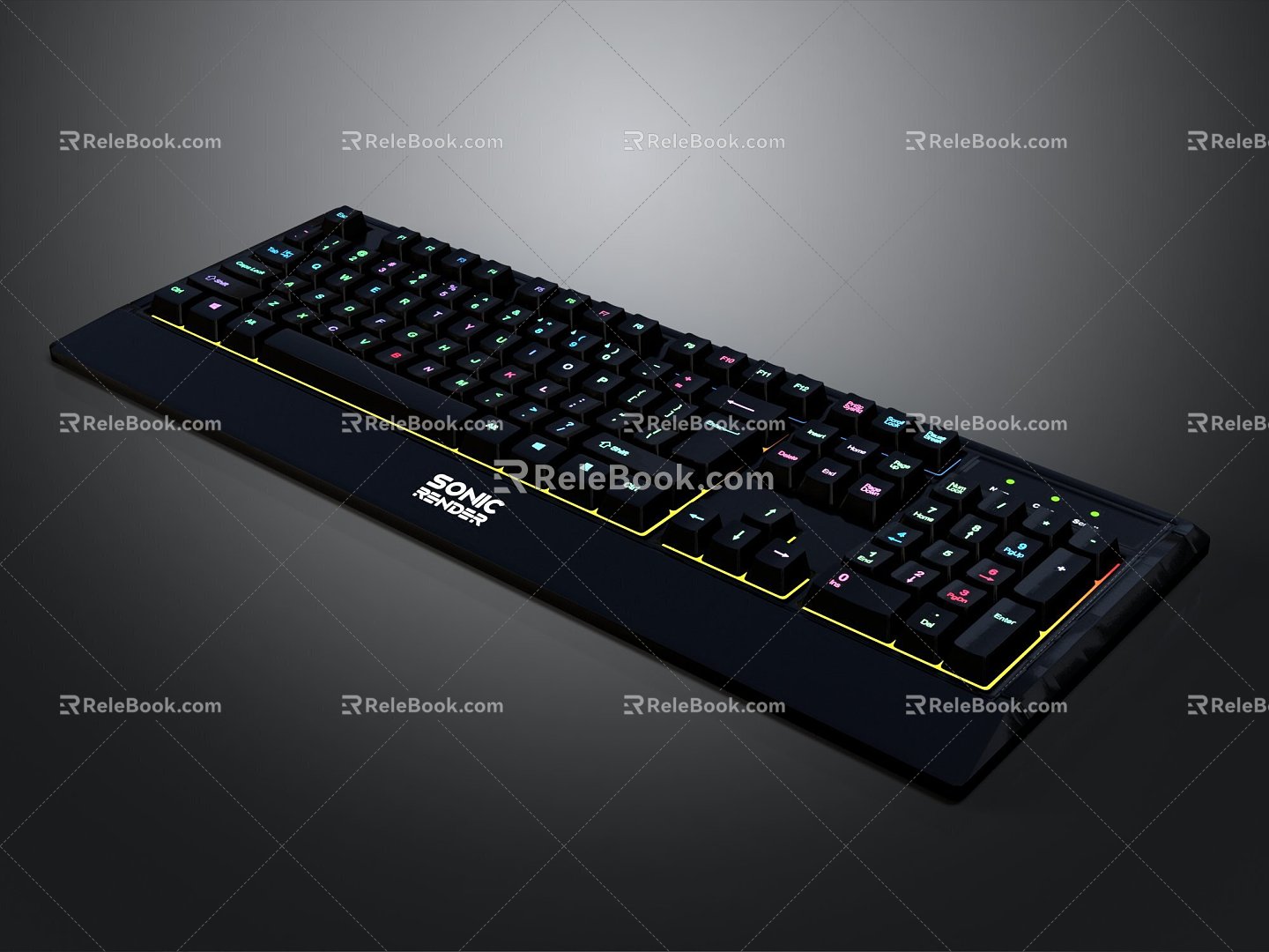 Keyboard Wireless Keyboard Computer Configuration Bluetooth Keyboard Gaming Keyboard Mechanical Keyboard Women's Keyboard 3d model