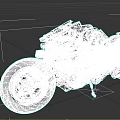 Futuristic Black Motorcycle With Armored Body Detailed Mechanical Parts And Sleek Design