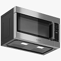 Modern Kitchen Appliances In Stainless Steel Featuring Refrigerator Microwave And Oven