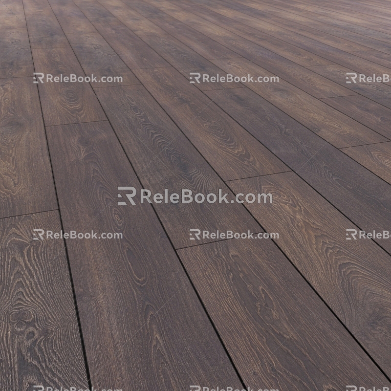 Modern Wood Flooring Close-up 3d model