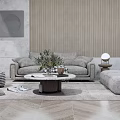 Modern Sofa Coffee Table Combination Sofa Coffee Table 3d model