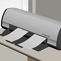 Modern Office Appliance Fellowes Laminator with Sleek Design for Efficient Document Processing 3d model