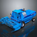 New Holland Blue Agricultural Combine Harvester For Farm Harvesting Operations