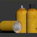 Gas tank jar bottle jar container realistic 3d model