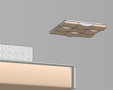 Modern Ceiling Lamp Metal Ceiling Lamp 3d model