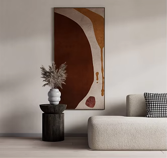 Quiet Decorative Paintings 3d model