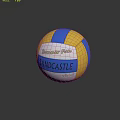 BANDCASTLE VB-605 Summer Fun Volleyball With Blue Yellow White Panels For Outdoor Sports