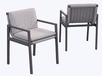 New Chinese Style Outdoor Chair 3d model