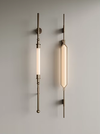 Modern Metal Wall Lamp Long Strip Wall Lamp Bedside Wall Lamp Living Room Wall Lamp Large Wall Lamp Tooling Wall Lamp 3d model