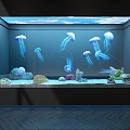 jellyfish aquarium 3d model