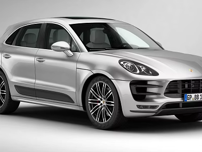 Silver Luxury SUV With Sporty Exterior Design Sleek Body And Alloy Wheels 3d model