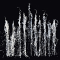 Modern gardening sketch fountain spray water waterfall water 3d model