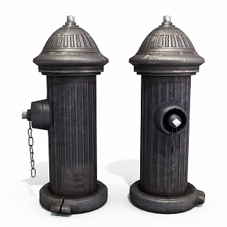 European-style Fire Hydrant Old Fire Hydrant 3d model