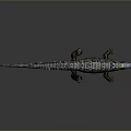 Realistic Crocodile Reptile 3D Model With Detailed Scales Long Tail And Textured Skin