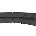 Modern Curved Sofa Multiplayer Sofa 3d model