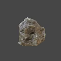 Game Movie Character Themed Rock Featuring Spiral Structure And Rough Texture 3d model