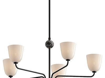 Modern chandelier 3d model