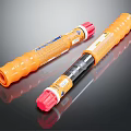 Orange And Red Manual Sealant Applicator Guns With Plastic Handles For Home Use