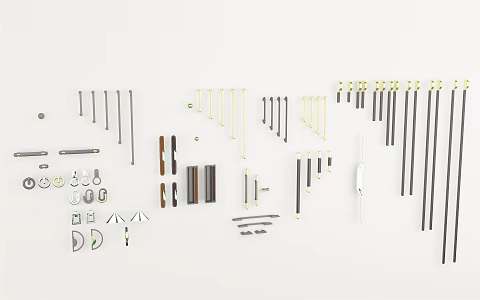 Modern handle 3d model
