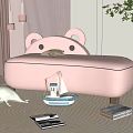 Modern Lazy Sofa Children Lazy Sofa 3d model