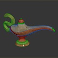 Aladdin's lamp Indian kerosene lamp kerosene lamp old-fashioned oil lamp old-fashioned kerosene lamp oil lamp gasoline lamp 3d model