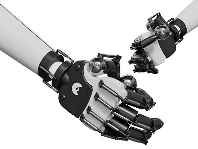 Modern mechanical hand mechanical palm model