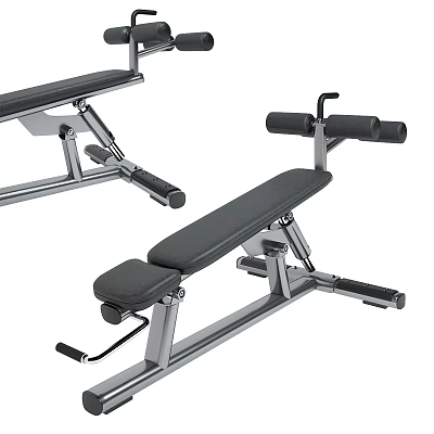 Adjustable Weight Bench For Home Gym With Comfortable Padding And Steel Frame 3d model