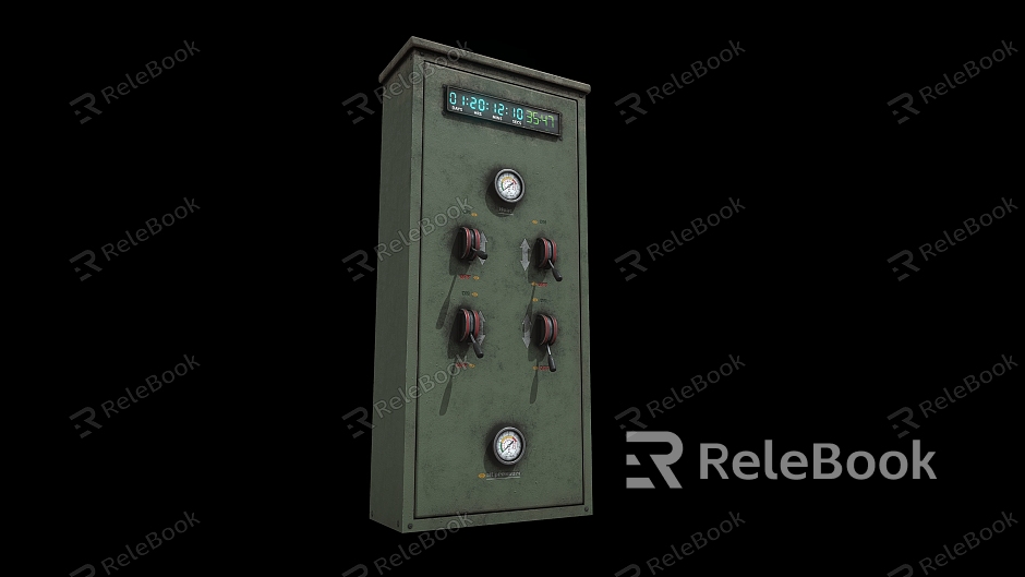 Electric meter box and electric meter equipment model