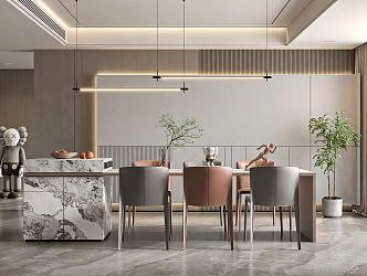 Modern Restaurant 3d model