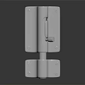 Durable Metal Hinge Hardware Tool With Stainless Steel Plates And Screw Holes