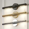 Modern Minimalist Wall Lights in Black Gold Silver Metal Design for Home Interior Decor