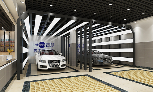 Hyundai Car Beauty Club Car Wash 3d model