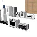 Smart Machines Including Home Appliances And Electronic Devices 3d model