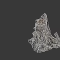 tree root broken tree 3d model