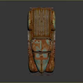 Vintage Rusty Truck With Blue Green Patina And Classic Retro Design