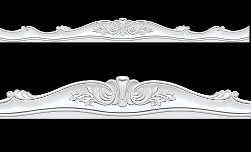 Carved Bezel for Jane European Carved Furniture 3d model