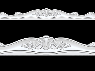 Carved Bezel for Jane European Carved Furniture 3d model