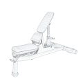 modern sports equipment sports life fitness life fitness bench 3d model