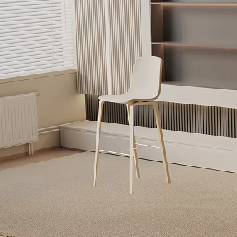 Modern Bar Chair 3d model