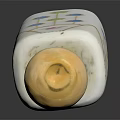Elegant White Snuff Bottle With Golden Lid Floral Patterns And Bead Designs