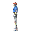 Robot Artificial Intelligence AI Robot Science Fiction Future Technology High Technology 3d model