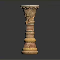 Columns Stone Columns Stone Columns Old Columns Roman Columns Roman Columns Classical Columns Greek Columns 3d model