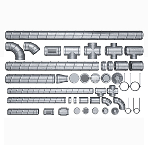 Industrial LOFT pipe valve pipe metal pipe components 3d model