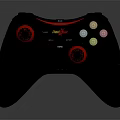 Modern Gamepad Wireless Gamepad Game Console Accessories Handle 3d model