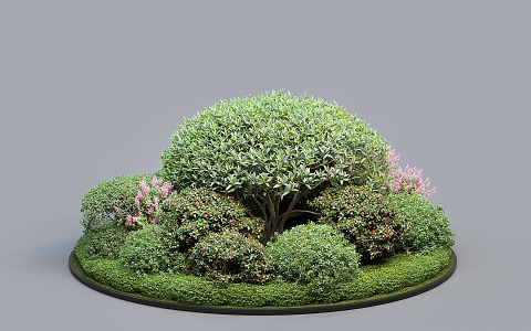 modern bush ball 3d model