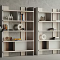 Modern Bookshelf Bookcase 3d model