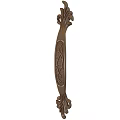 Decorative Vintage Brass Furniture Handles With Intricate Carvings And Various Designs
